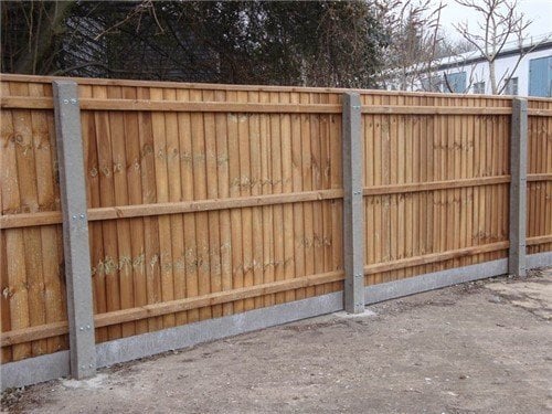 Concrete Fence posts and gravel boards Concrete Fence posts and gravel boards