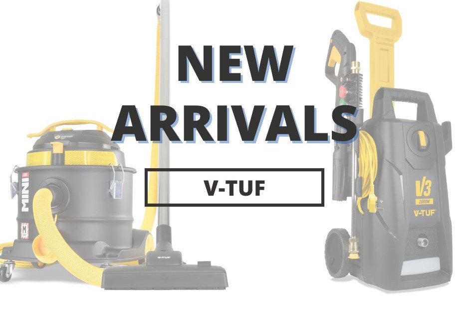 V-TUF V3 Pressure Washer and V-Tuf Mini HSV Dust Extraction Vacuum