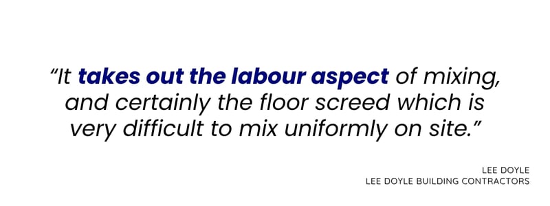 Turnbull customer shares their experience of QuickMix