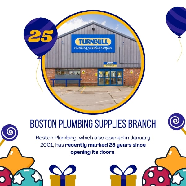 Turnbull Boston Plumbing Branch opened in 2001