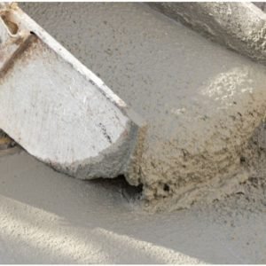 Concrete being poured