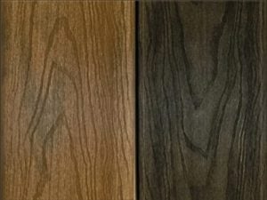 Piranha Composite Decking Boards in Mocha and Espresso Piranha Composite Decking Boards in Mocha and Espresso