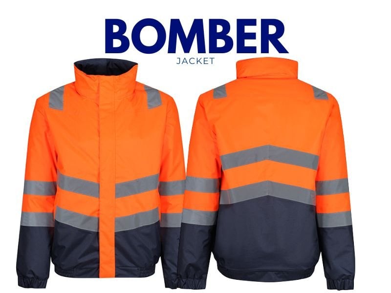 regatta-pro-hi-vis-bomber-jacket Regatta Pro Hi Vis Bomber Jacket
