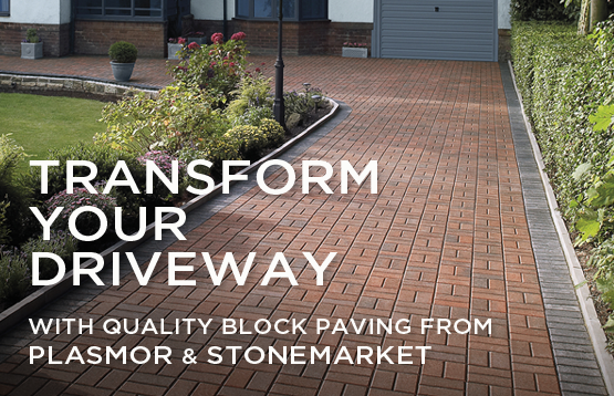 Transform your driveway with quality block paving from Plasmor and Stonemarket. Local delivery in Sleaford, Newark, Spalding, Boston, Horncastle and Brigg.