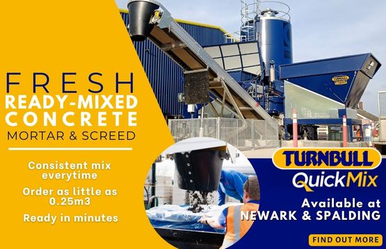 Ready mixed concrete, ready mixed mortar and ready mixed screed at Turnbull Spalding and Turnbull Newark