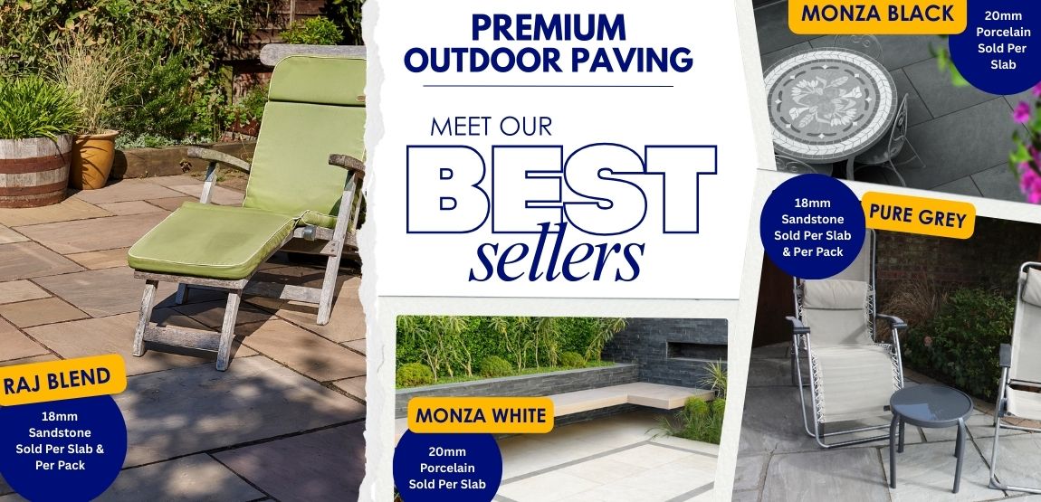 Turnbull sandstone and porcelain paving