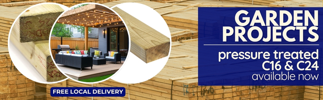 C16 and C24 pressure treated timber free delivery