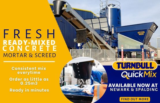 Turnbull Quickmix for ready mixed concrete, screed and mortar in Newark and Spalding