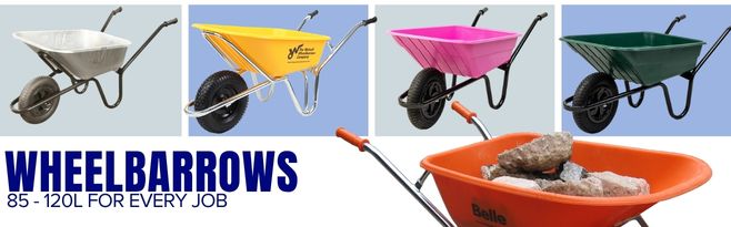 Browse our range of garden wheelbarrows online with free local delivery in Sleaford, Newark, Brigg, Spalding, Boston, Horncastle and surrounding areas, at Turnbull