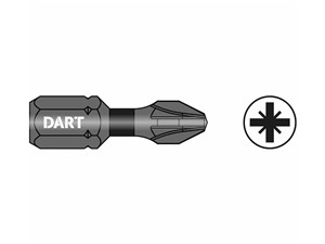 DART PZ2 25mm Impact Driver Bit - Pack 25