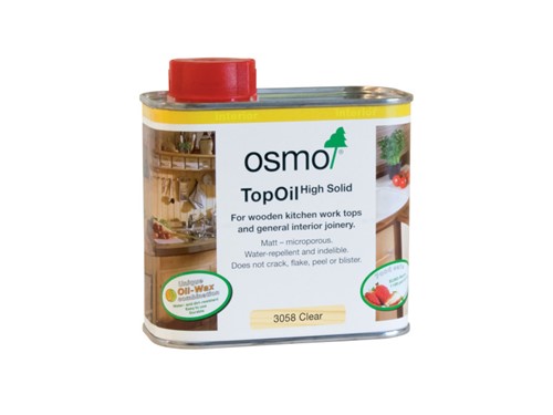 Osmo TopOil Clear Matt Oil-Wax Wood Finish - 500ml