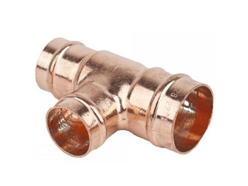 Solder Ring Reducing Tee 22mm x 22mm x 15mm SRS25