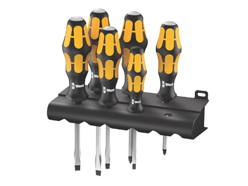 Wera Kraftform 932/918/6 Chiseldriver and Rack Set 6 Piece