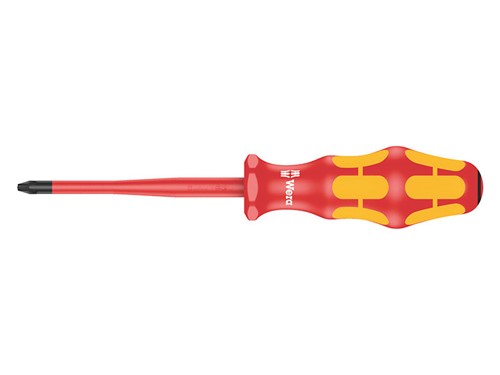 Wera Kraftform 165 VDE Insulated Slimline Screwdriver PZ2x100mm