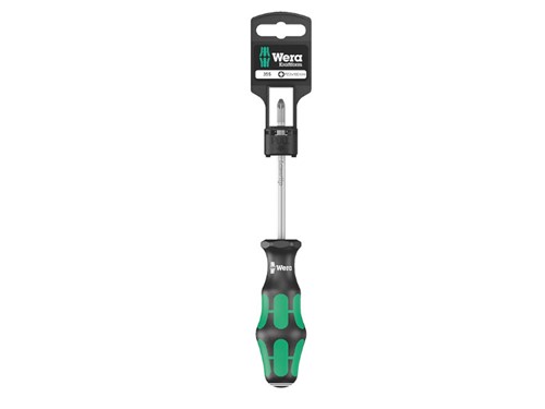 Wera Kraftform 355 Screwdriver for Pozidriv Screws PZ2x100mm