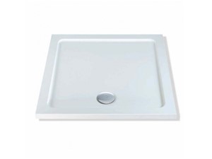 Square Low Profile Shower Tray inc Waste