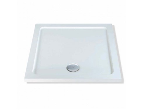Square Low Profile Shower Tray inc Waste