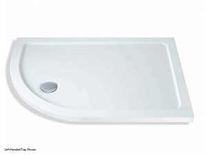 Offset Quadrant Low Profile Shower Tray inc Waste