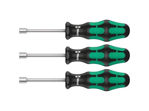 Wera Kraftform Sanitary Nutdriver Set 395 3 Piece