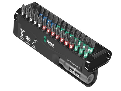 Wera Impaktor BitCheck and Bits Set 30 Piece