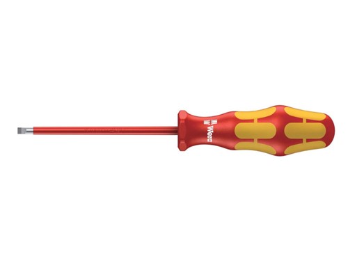 Wera 160i VDE Insulated Screwdriver Slotted 0.8x4.0x100mm