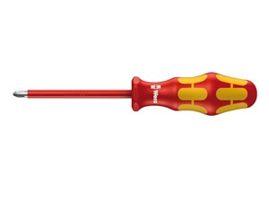 Wera 165i VDE Insulated Screwdriver Pozidriv PZ2x100mm