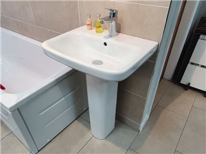 Durastyle Basin & Pedestal Suite 1TH [500mm x 440mm]