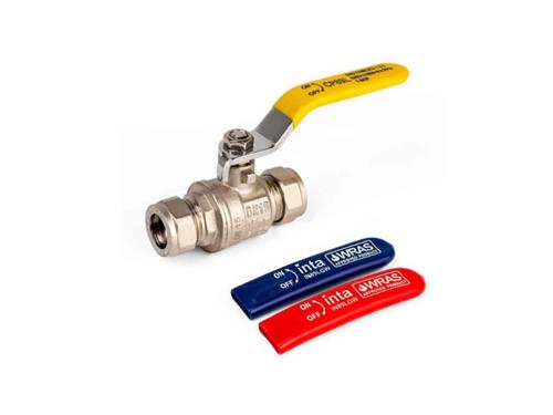 Intatec Universal Ball Valve with Lever Sleeves - 15mm