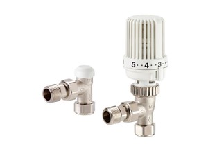 Honeywell TRV VTL15-15A Twin Pack 15mm Angled Radiator Valve