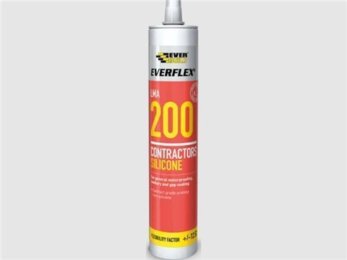 Everbuild Sika LMA 200 Contractors Silicone 295ml White