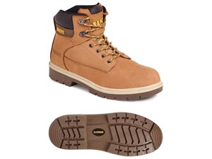 Apache Worksite Wheat Nubuck Safety Boot - UK 9