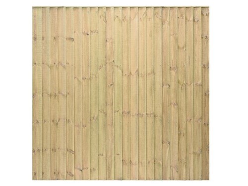 Feather Edge Fence Panel - 6ft x 6ft - 1.8m x 1.8m