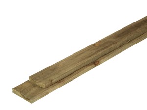 Green Treated Fence Rail 38mm x 88mm x 3.6m