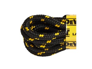 DeWalt Boot Laces - Black/Yellow 150cm One Pair