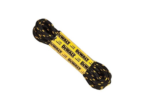 DeWalt Boot Laces - Black/Yellow 150cm One Pair