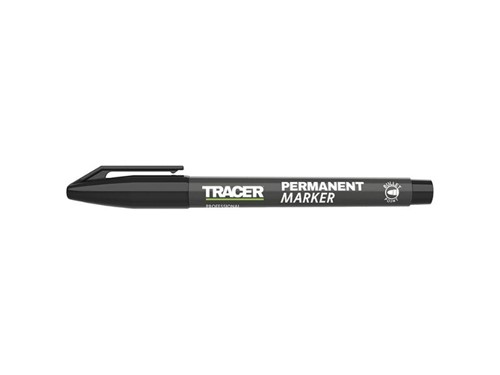 Tracer Permanent Construction Marker Black 1-2mm Tip