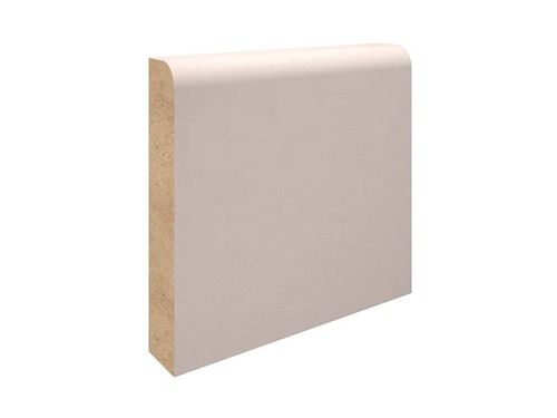Pencil Round Primed MDF Skirting Board 18mm x 94mm x 4.4m
