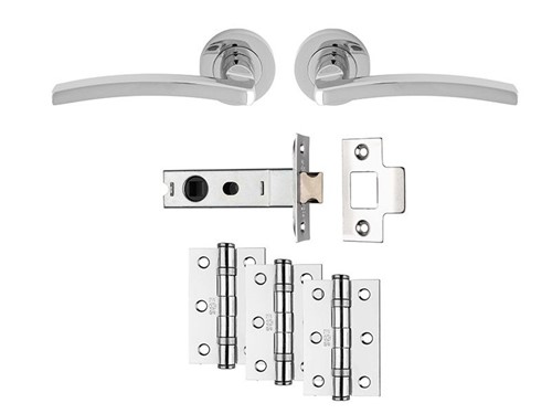 Carlisle Brass Tavira Ultimate Door Pack - Chrome