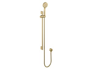Storm Shower Set with Outlet Elbow - Brushed Brass Finish