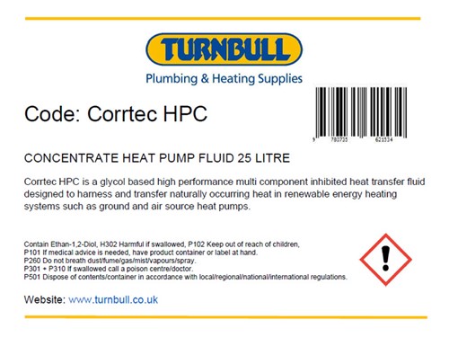 Turnbull Ethylene Glycol Concentrate for Heat Pumps 25L