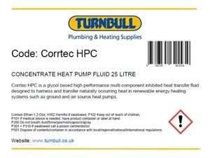 Turnbull Ethylene Glycol Concentrate for Heat Pumps 25L