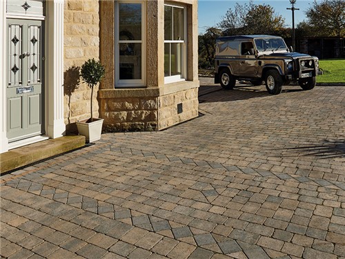 Plaspave Block Paving Sorrento Sarsen Stone 60mm Pk 7.35m2