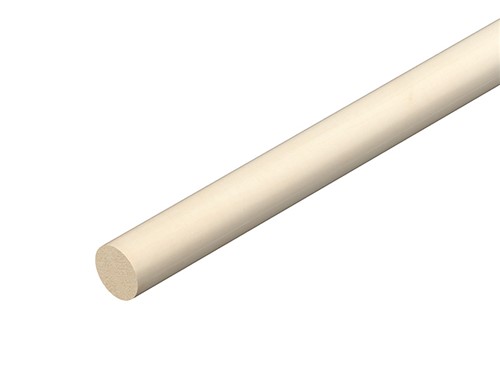 Light Hardwood Dowel 12mm x 2.4m