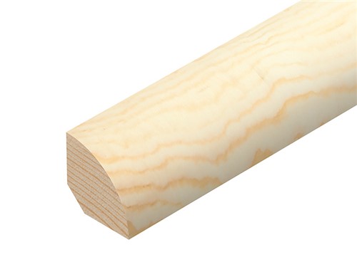 Pine Quadrant 15mm x 15mm x 2.4m