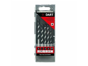 DART 5 PC Premium Multipurpose Drill Bit Set Hex