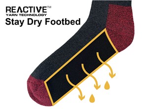 JCB Boot Socks - 3 Pack Size 6 - 11