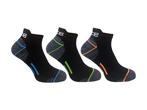 JCB Technical Trainer Socks - 3 Pack [Size 9-12]