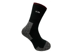 JCB Thermal Work Socks Red/Black 9-12