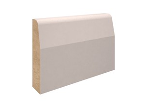 Chamfered Primed MDF Skirting Board 18mm x 144mm x 4.2m