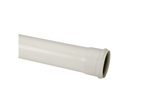 BS414W 110mm Pipe En1329 3M S/S White
